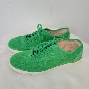 UGG Hally 1002640 Astroturf Green Canvas Shoes
